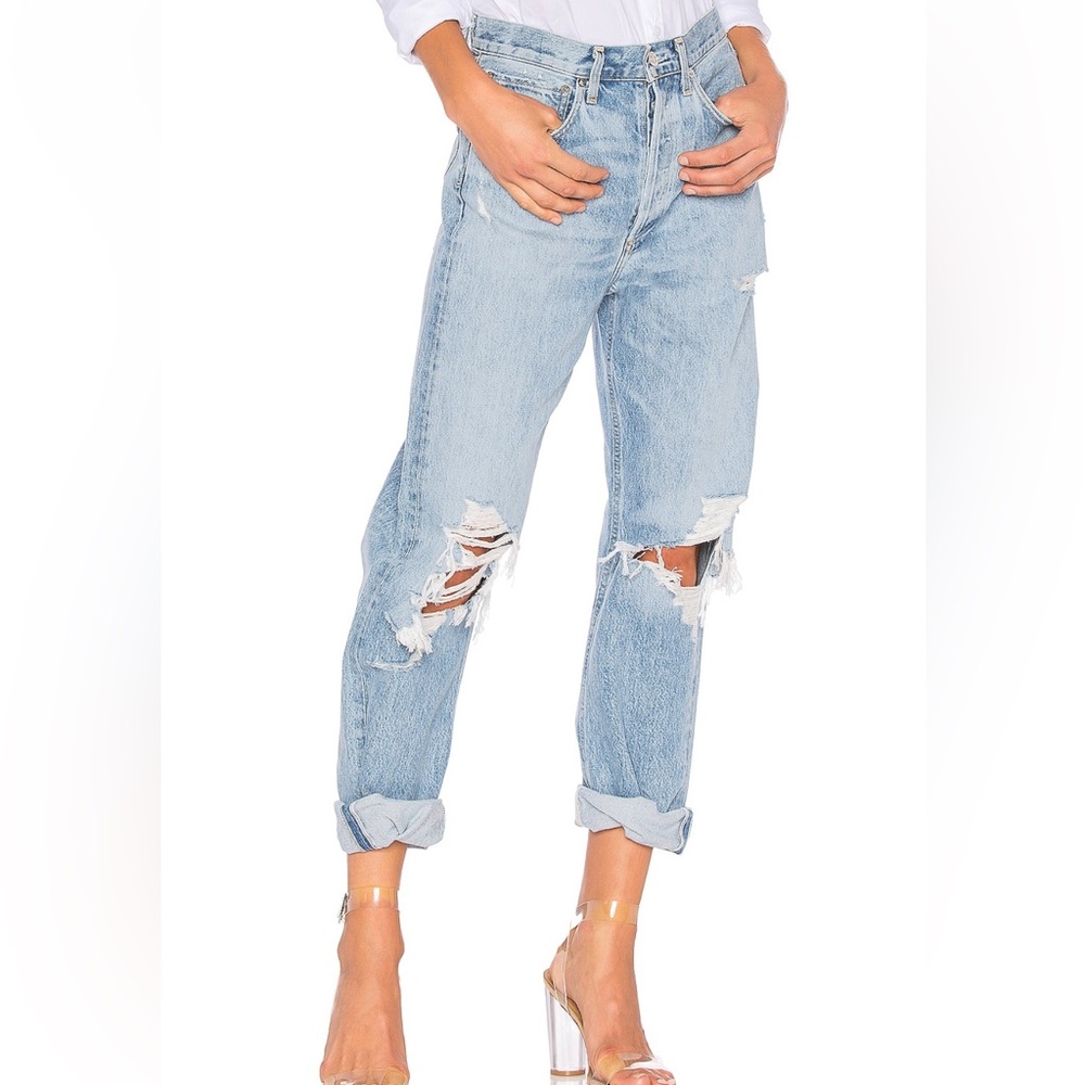 90’s Mid Rise Loose Fit in Fall Out AGOLDE size 27